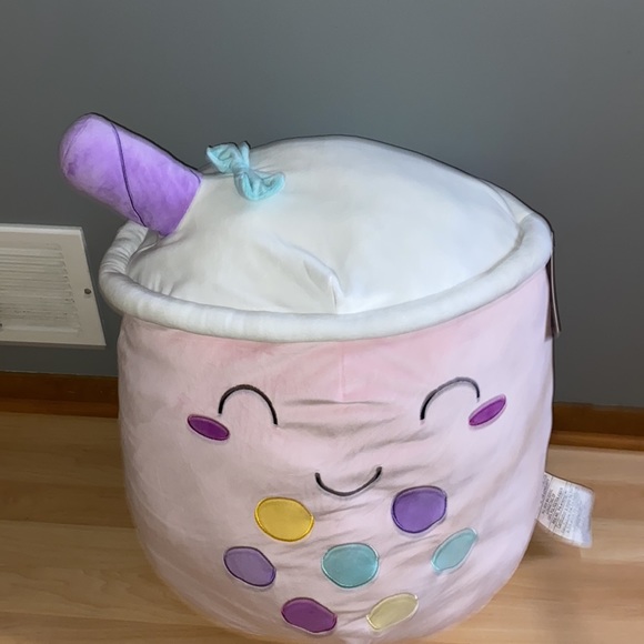 BRAND NEW BOBA TEA FOOD SQUISHIE PLUSH 20”! NWT! SMOKE FREE HOME! - Picture 2 of 5